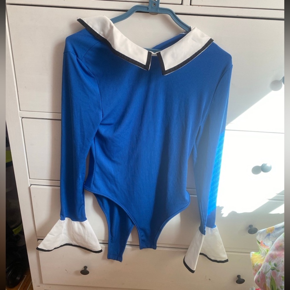 SHEIN blue bodysuit